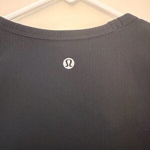 Lululemon Black All it Takes Ribbed Nulu T Shirt
